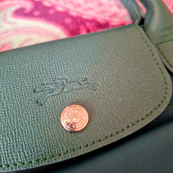 Longchamp Forest Green Tote Bag - Picture 2 of 10